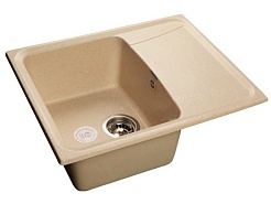 Granfest Мойка кухонная Standart GF-S610L Бежевый – фотография-1